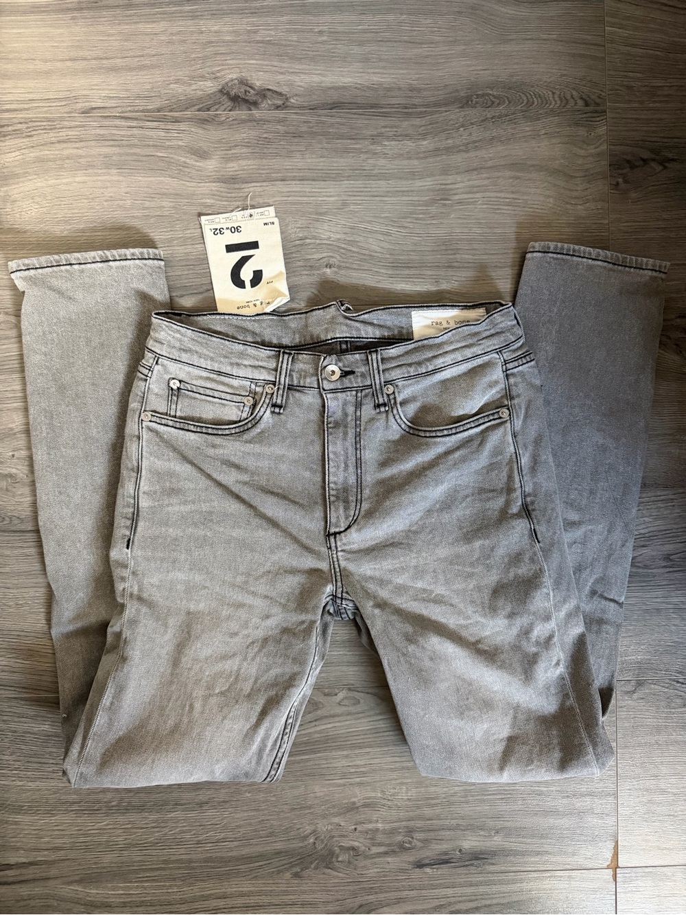 Men’s Rag & Bone Grey Slim Fit Jeans